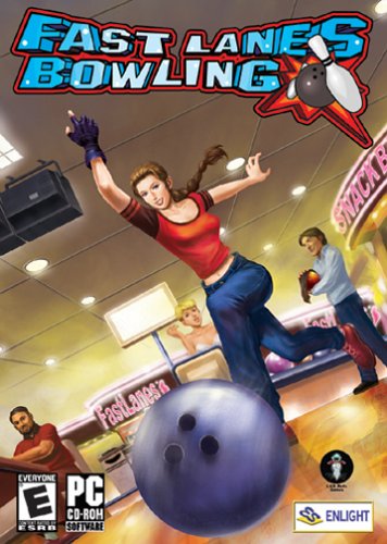 Enlight Interactive Fast Lanes Bowling - PC Game, Model 646662101091, Fun Bowling Experience