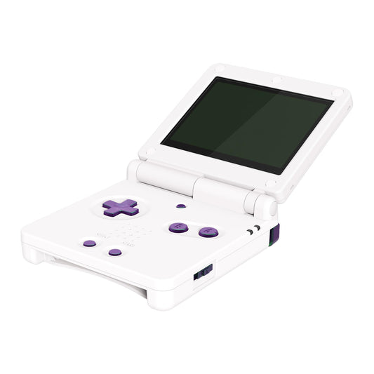 eXtremeRate Chameleon Green Purple Custom Full Set Buttons for Gameboy Advance SP  Replacement A B L R Button Power On Off Volume Button D-pad Key for GBA SP Console - Console NOT Included
