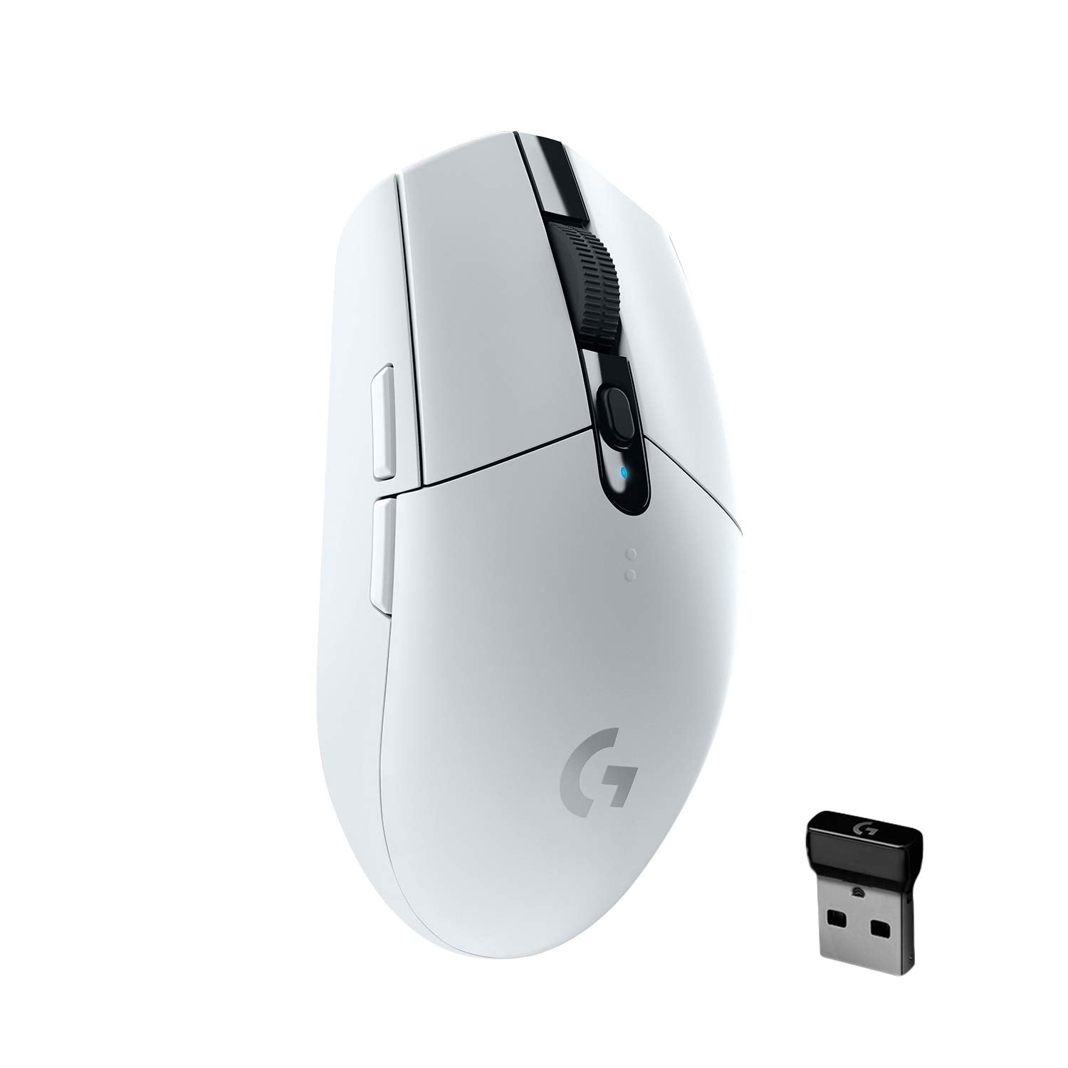 Logitech G305 LIGHTSPEED Wireless Gaming Mouse  Hero 12K Sensor  12 000 DPI  Lightweight  6 Programmable Buttons  250h Battery Life  On-Board Memory  PC/Mac - White