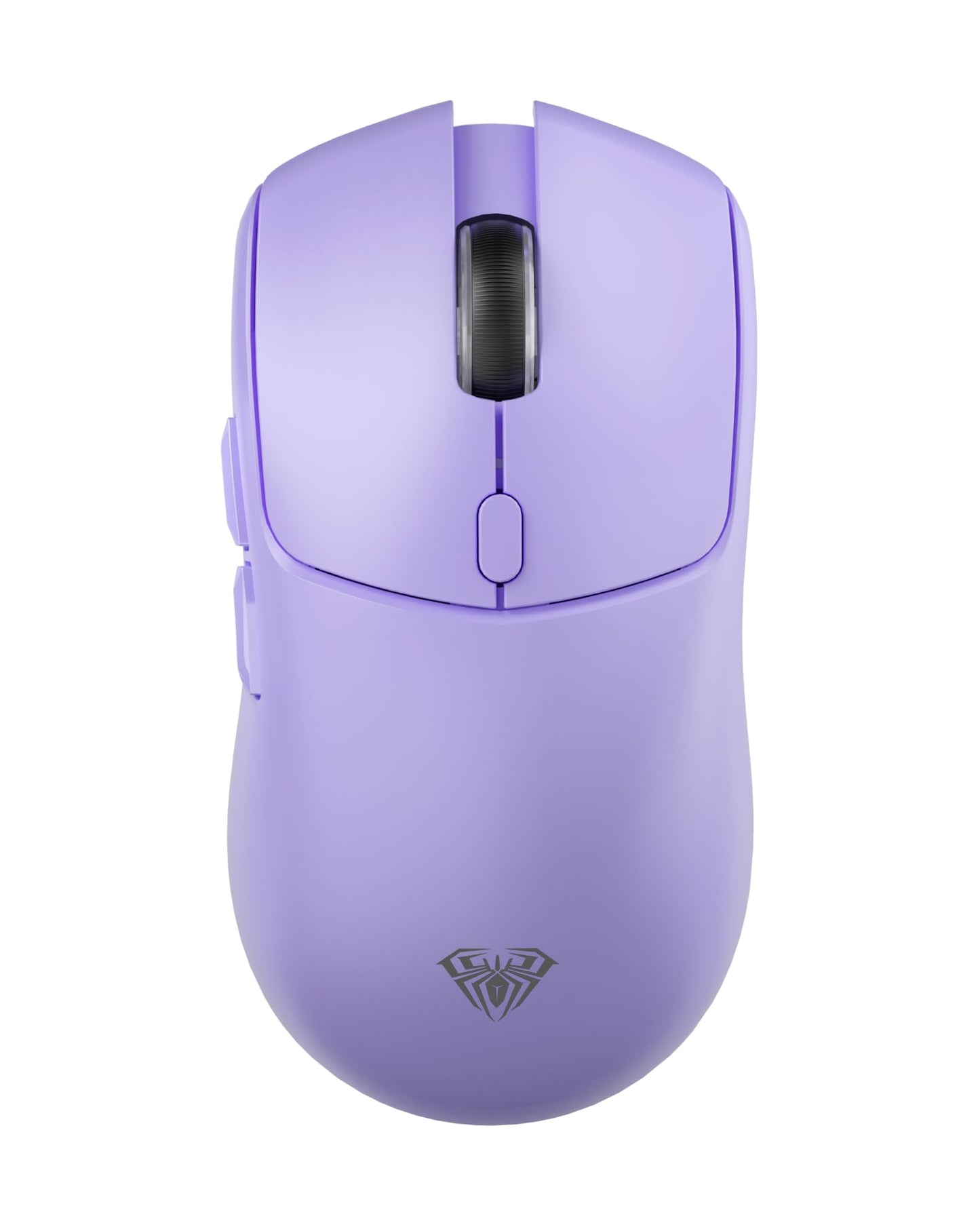 AULA SC580X Wireless Gaming Mouse - Tri-Mode 2.4G/BT5.0/USB-C, 12000 DPI, Light Purple, Rechargeable, 6 Programmable