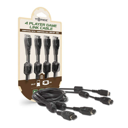 Tomee 4 Player Cable for Game Boy Advance SP - Black, Model M03736