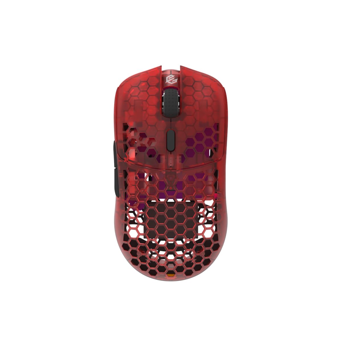 G-Wolves HTX ACE Wireless Gaming Mouse (Honeycomb  Ruby Red)