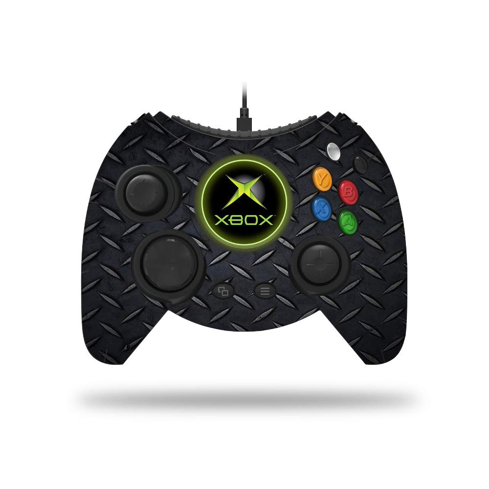 MIGHTY SKINS Xbox One Duke Controller Skin - Black Diamond Plate, Durable Vinyl Wrap, Easy to Apply, Made in the USA