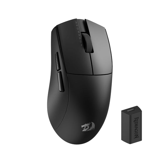 Redragon M916 PRO 4K Wireless Gaming Mouse, 26K DPI, 4K Polling Rate, Ultra-Light, Ergonomic Grip, Black