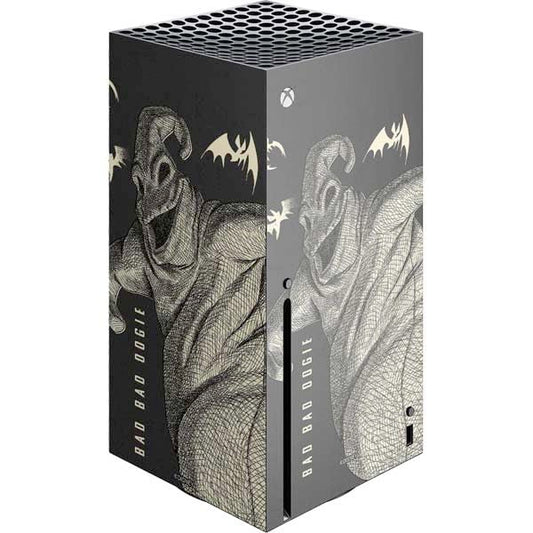 Skinit Decal Gaming Skin Compatible with Xbox Series X Console - Officially Licensed Disney The Nightmare Before Christmas Bad Bad Oogie Design