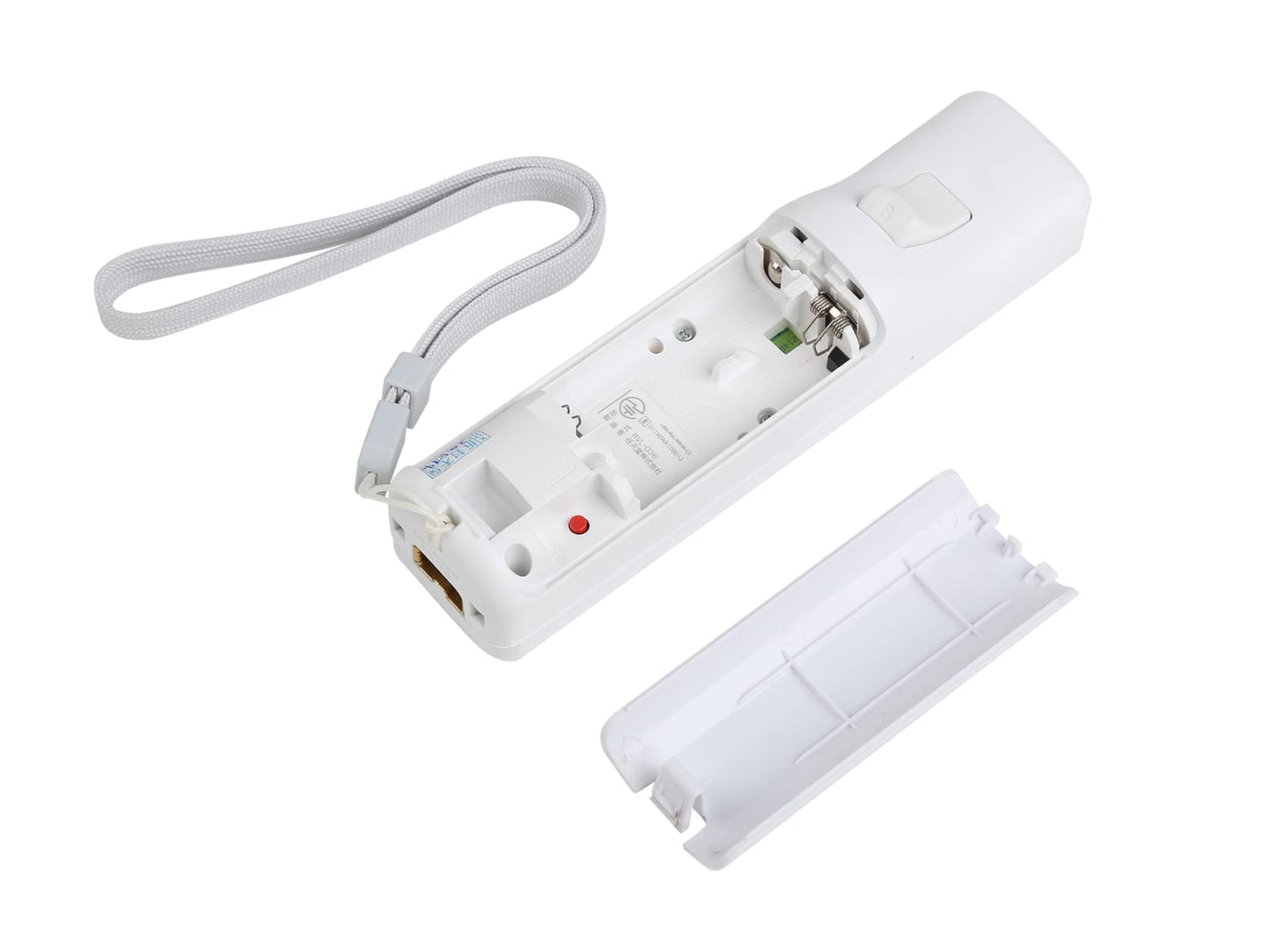 Trenro Wii Remote Controller Battery Cover Replacement - 2 Pack, White, Compatible with Nintendo Wii U, Durable ABS Material