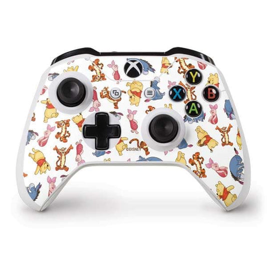 Skinit Decal Gaming Skin Compatible with Xbox One S Controller - Officially Licensed Disney Winnie The Pooh Character Pattern Design