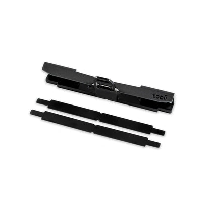 Tobii Gaming Eye Tracker Mounting Kit - Flex & Metal Plate Mounts, Black, Durable Metal Construction