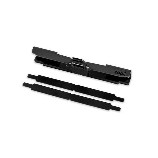 Tobii Gaming Eye Tracker Mounting Kit - Flex & Metal Plate Mounts, Black, Durable Metal Construction