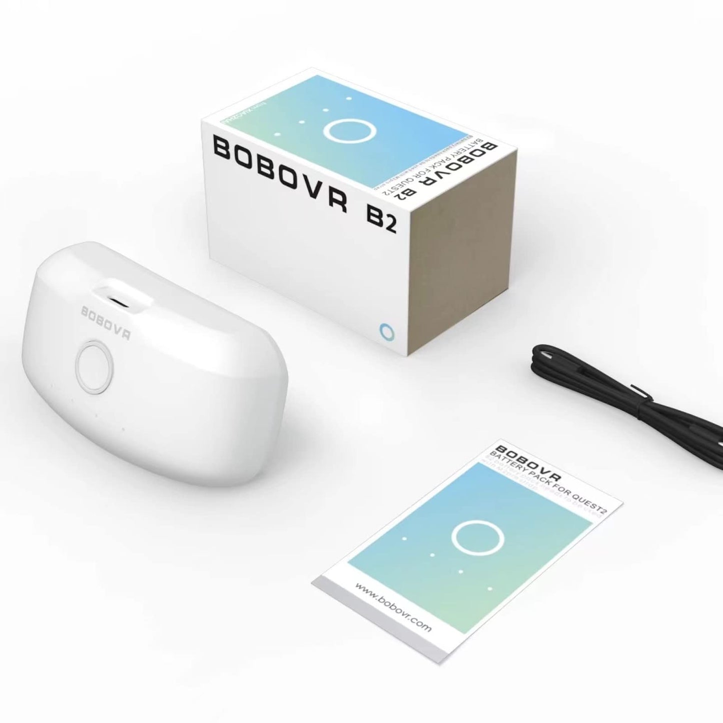 BOBOVR B2 Battery Pack - 5200mAh Replacement for Quest2, Magnetic Connection, Standard Size