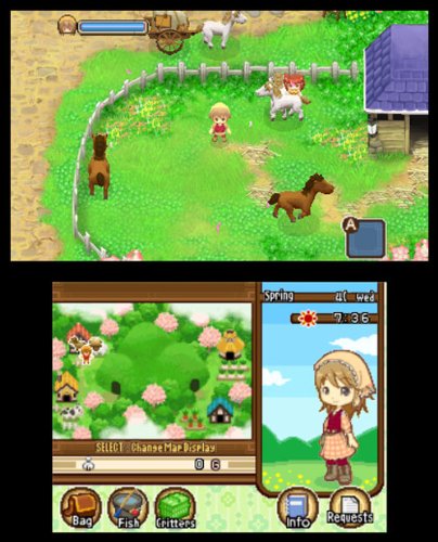 Natsume Harvest Moon: Tale of Two Towns - Nintendo 3DS Game, Model 719593140054