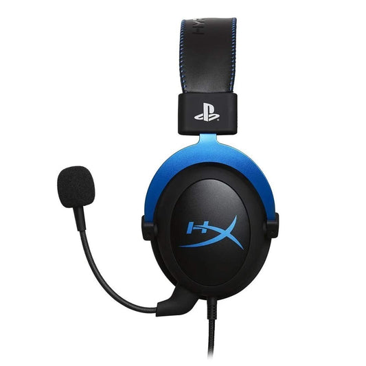 HyperX Cloud Gaming Headset for PS4/PS5 - In-Line Audio Control, Detachable Mic, Comfortable Memory Foam - Medium Size, Black