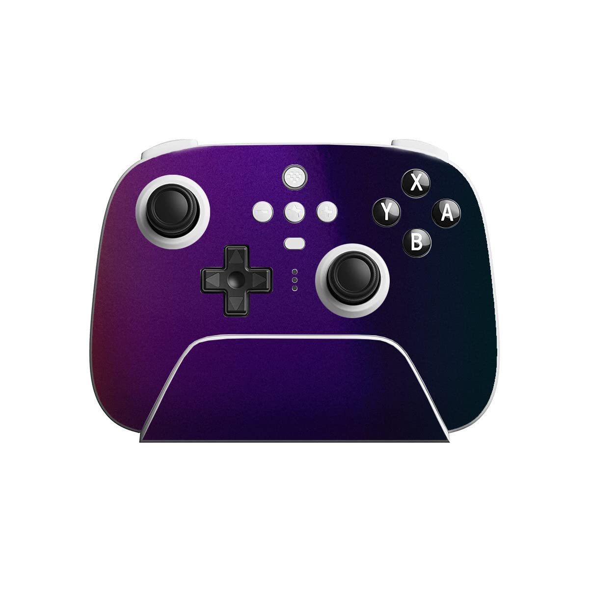 SopiGuard Sticker Skin for 8Bitdo Ultimate Wireless Controller Front and Buttons (Flip Deep Space)