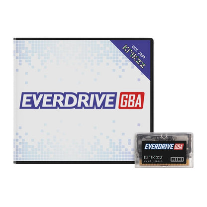 EVERDRIVE EverDrive GBA Mini - Portable Game Console, White, Model NKke-406