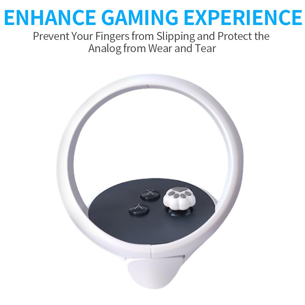 Rzkipdy Joystick Replacement for Oculus Quest 2 - Gen 3 Analog Stick Repair Kit, Black, Includes T5 Screwdriver & Accessories