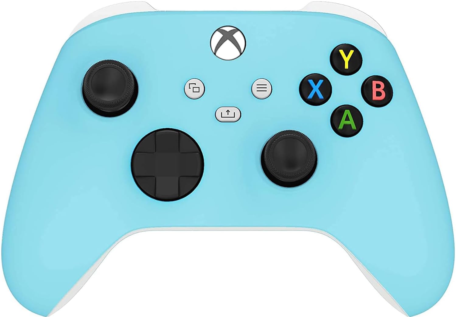 Custom Controllerzz Wireless Controller for Xbox Series X/S & One - Soft Touch Feel, X/S Baby Blue