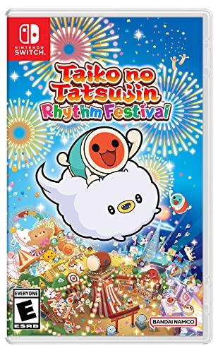 Bandai Namco Taiko no Tatsujin Rhythm Festival Game for Nintendo Switch - Multi-Colored, No Size, Engaging Rhythm Gameplay