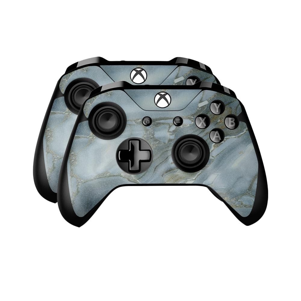 Glossy Glitter Skin Compatible with Microsoft Xbox One Controller (2 Pack) - Crystal Rock - Premium 3M Vinyl Protective Wrap Decal Cover - Easy to Apply | Crafted in The USA by MightySkins