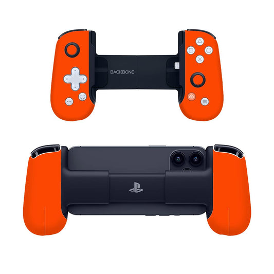 SopiGuard Sticker Skin for Backbone One Controller Full Body Wrap (Neon Orange)