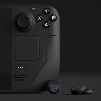 PlayVital Thumb Grip Caps for Steam Deck - Silicone Joystick Caps with Raised Dots & Studded Design - Model YFSDM003