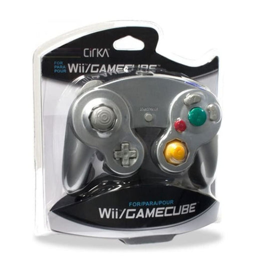 CirKa Wired Controller for GameCube/ Wii (Silver)