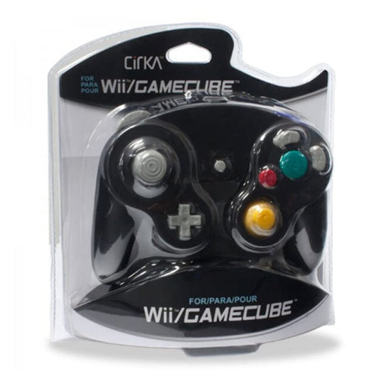Hyperkin CirKa Wired Controller for GameCube/Wii - Black, Model M05819-BK