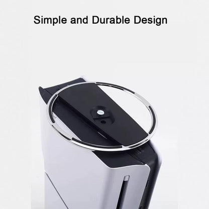 Nichnustarr PS5 Slim Vertical Stand - Black Base Mount for PlayStation 5 Accessories