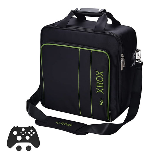 G-STORY Carrying Case for Xbox Series X S  Xbox Series X Carrying Case Tpartyl  Tpartyl Bag for Xbox Console  Controllers and Gaming Accessories  Included Silicone Cover Skin Protector