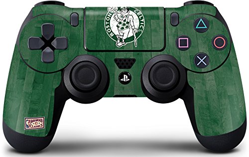 Skinit Decal Gaming Skin Compatible with PS4 Controller - Officially Licensed NBA Boston Celtics Hardwood Classics Design