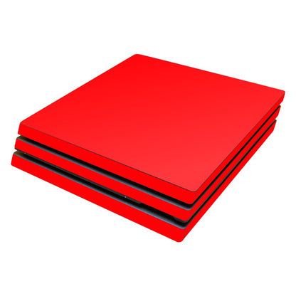 MIGHTY SKINS Skin for Sony PS4 Pro - Solid Red Vinyl Decal Wrap, Durable & Easy to Apply