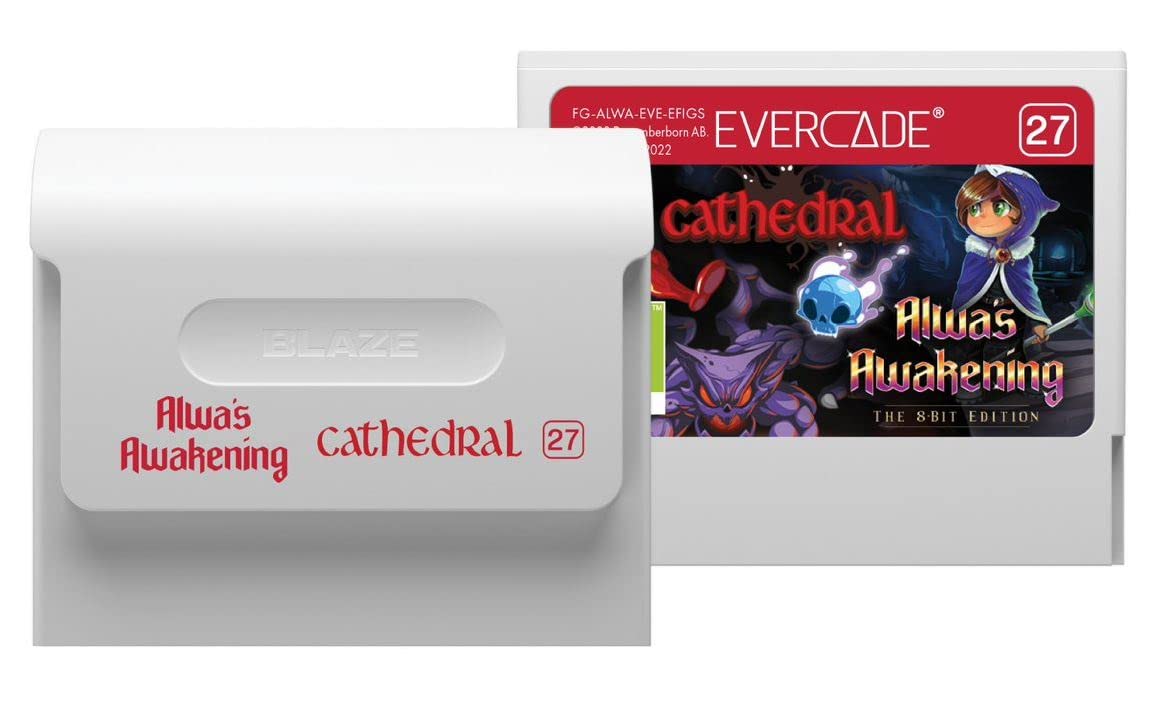 Blaze Evercade Alwa Cathedral Dual Cartridge - Model 306538 - USA Edition