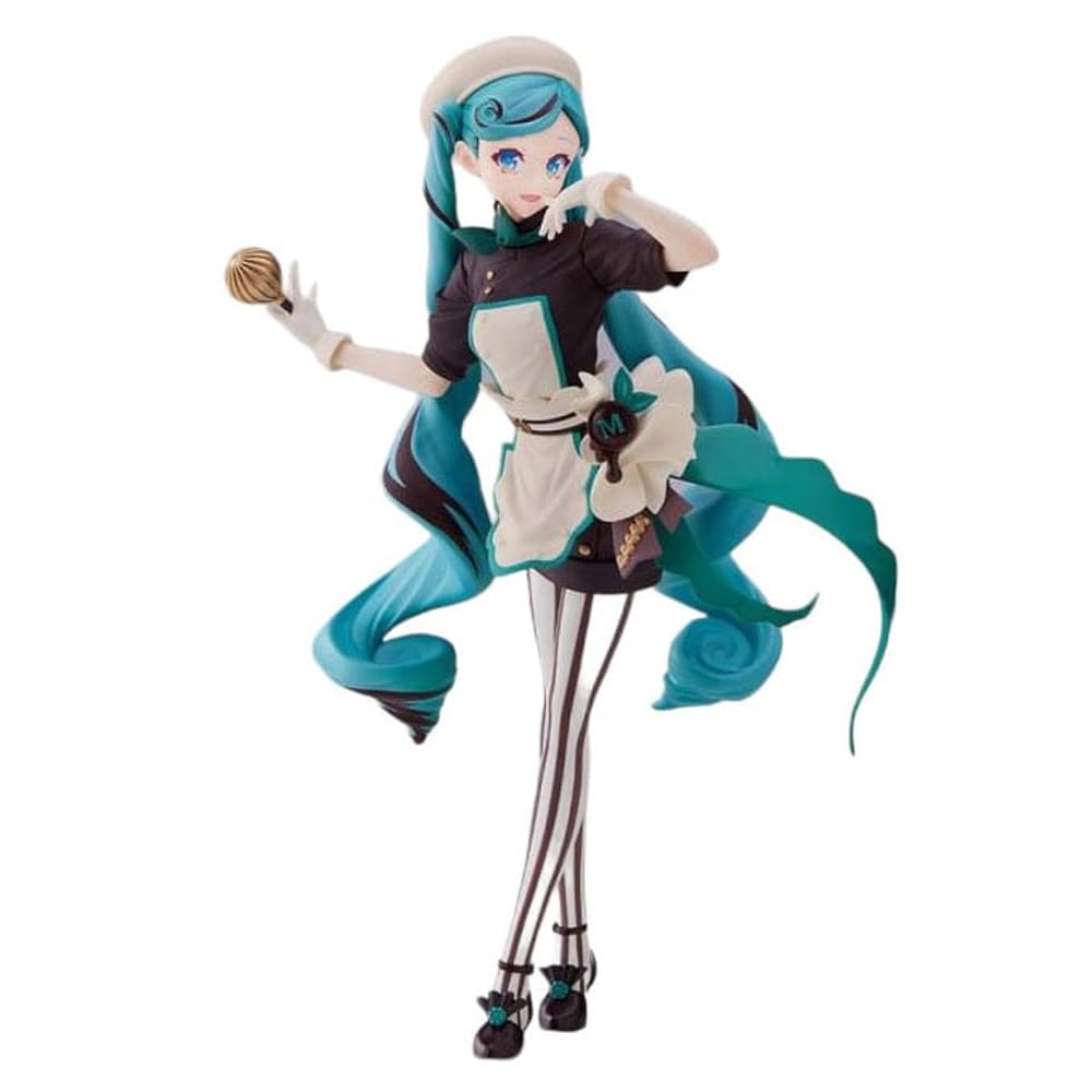 SEGA Hatsune Miku Luminasta Series Figure - 8.3 Inch - Teal & Dark Chocolate Brown - Model 230081