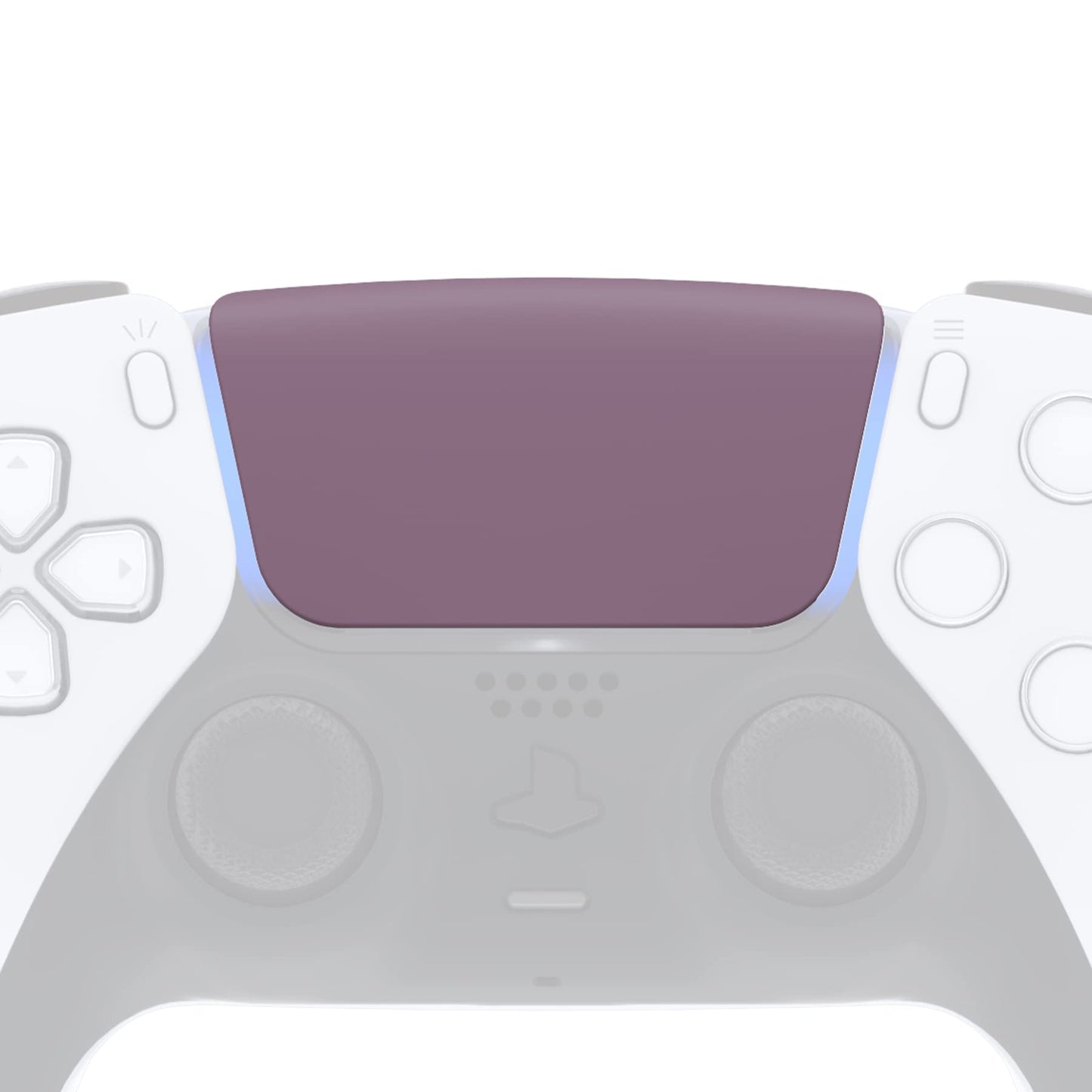 eXtremeRate Soft Touch Replacement Touchpad Cover for PS5 Controller - Dark Grayish Violet, Model JPF4017G2
