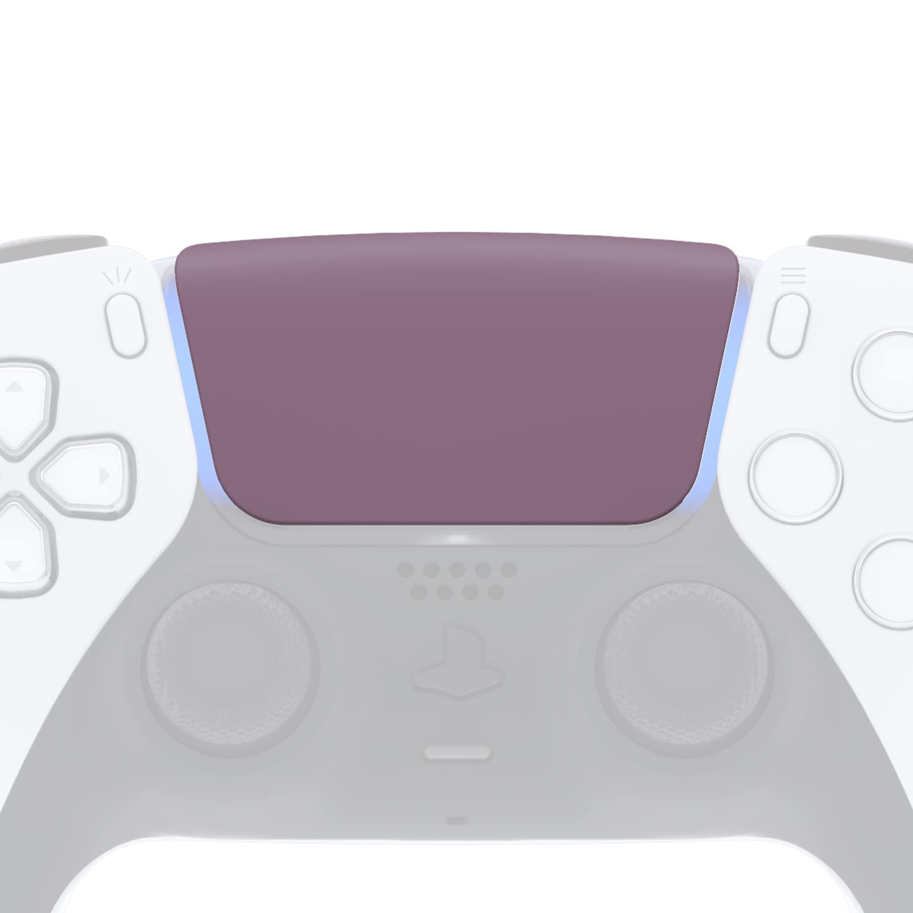 eXtremeRate Soft Touch Replacement Touchpad Cover for PS5 Controller - Dark Grayish Violet, Model JPF4017G2