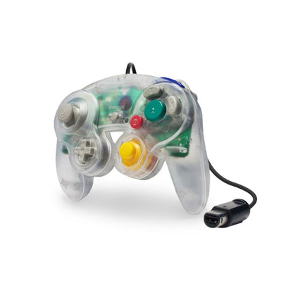 CirKa Wired Controller for Nintendo GameCube & Wii - Dual Analog, Vibration Feedback, White, Model M05819-CL
