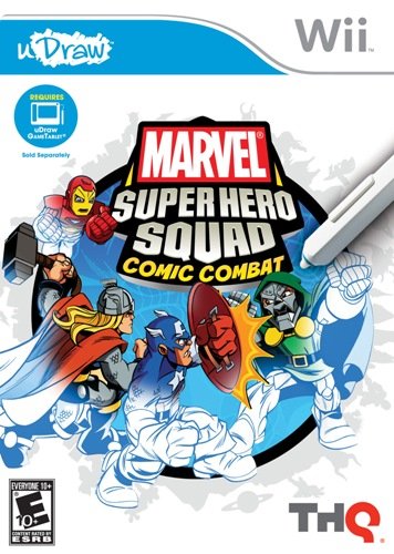 THQ uDraw Marvel Super Hero Squad: Comic Combat Game for Nintendo Wii - One Size, One Color, Model 30548