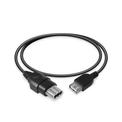 Tomee External USB Adapter Cable for Xbox - Black, Model M07372