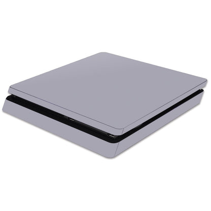 MIGHTY SKINS PS4 Slim Skin - Durable Vinyl Decal Cover - Solid Gray - Easy Apply/Remove - Model SOPS4SL-Solid Gray