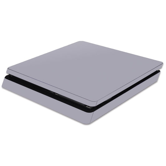 MIGHTY SKINS PS4 Slim Skin - Durable Vinyl Decal Cover - Solid Gray - Easy Apply/Remove - Model SOPS4SL-Solid Gray
