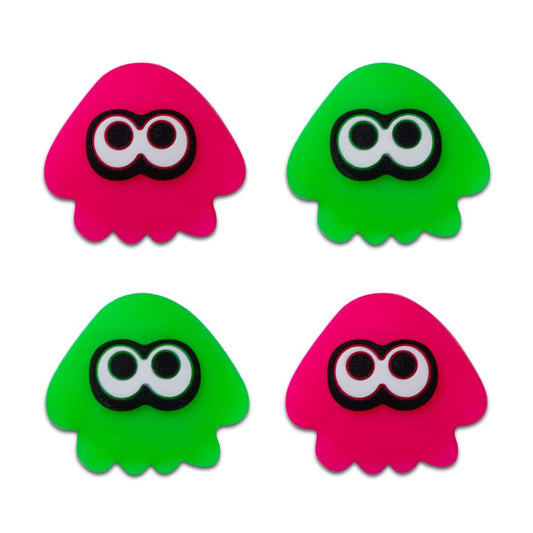 PERFECTSIGHT Switch Thumb Grips  Cut Animal Joystick Caps for Nintendo Switch  4 PCS Thumbstick Cover for Switch Lite  Switch OLED  Analog Stick Button Cover for NS Joycon Controller (Red + Green)