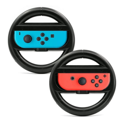 Nintendo Switch Joy-Con Wheel Accessory Pair - Black - Model 0045496430634