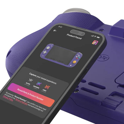 CRKD Nitro Deck - Professional Handheld Deck for Nintendo Switch & OLED - Zero Stick Drift - Retro Purple - Model 25-ND-RPU