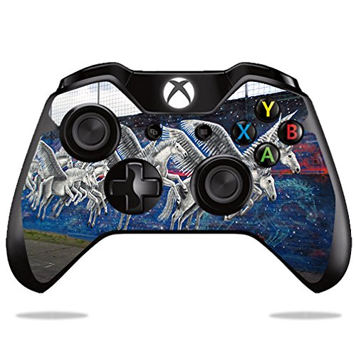 MightySkins Skin Compatible with Microsoft Xbox One or One S Controller - Pegasus Herd | Protective, Durable, and Unique Vinyl w