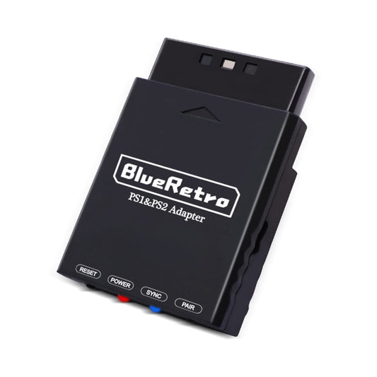 BITFUNX RetroScaler Wireless Controller Adapter for PS2/PS1, Compatible with PS3/PS4/PS5, Xbox One S, Black