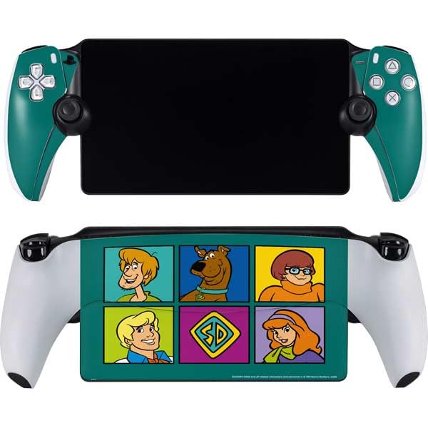 Skinit Decal Gaming Skin Compatible with PlayStation Portal Remote Player - Officially Licensed Scooby Doo Scooby-Doo Crew Design