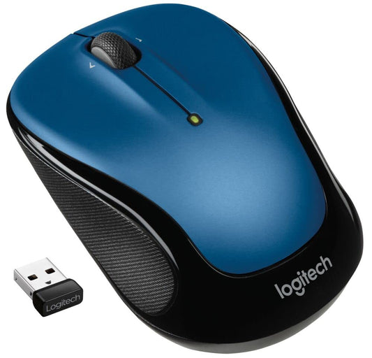 Logitech Wired Mouse 910-006829, Blue, Durable Plastic Material, Ergonomic Design