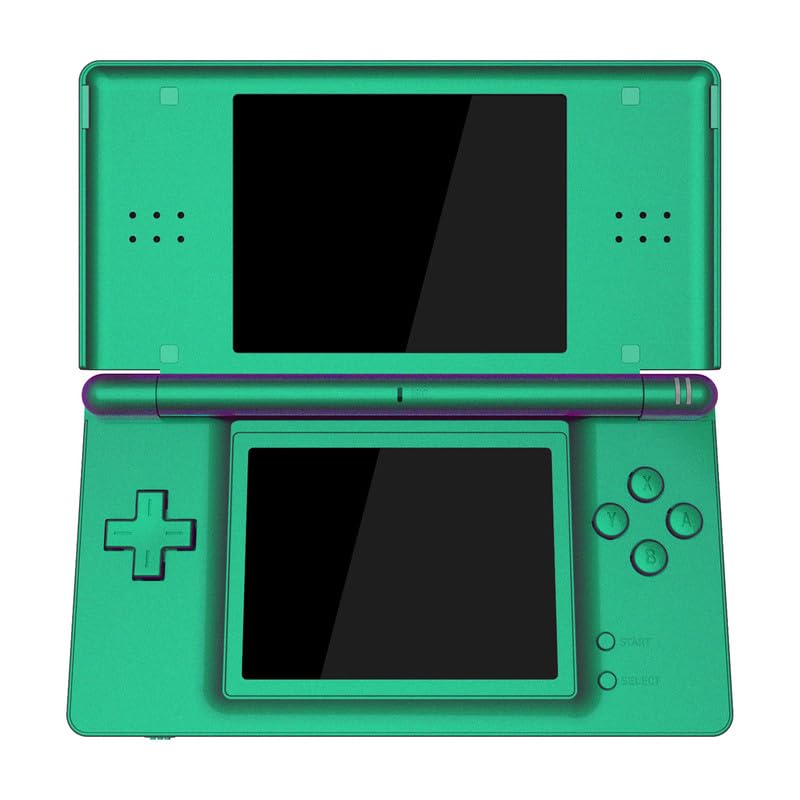 eXtremeRate Nintendo DS Lite Replacement Full Housing Shell Case - Chameleon Green Purple