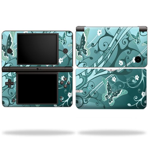 MIGHTY SKINS Nintendo DSi XL Skin - Butterfly Blues Wrap Sticker, Blue, 4.2 x 6.2 x 1.5 inches