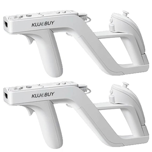 Zapper Light tool Attachment Compatible for Nintendo Wii Remote Nunchuk Wireless Links Remote Controller Shoot Games Wii u Zapper tool Shooting Game Nintendo Hunting toy blaster for Wii Gamepad