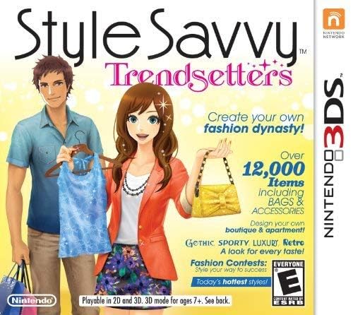 Nintendo Style Savvy: Trendsetters Game - Model CTRPACLE, Engaging Fashion Simulation Experience